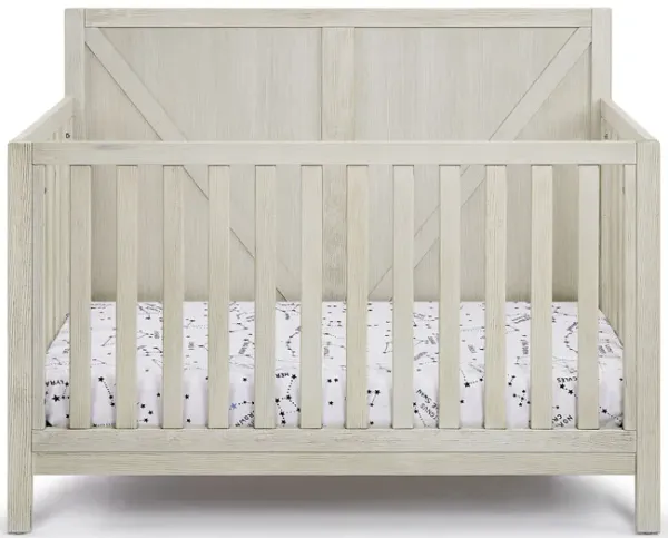 Suite Bebe Barnside 4-in-1 Convertible Crib Washed Gray