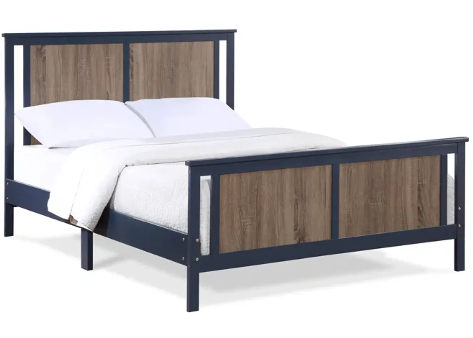 Connelly Full Bed Midnight Vintage Walnut