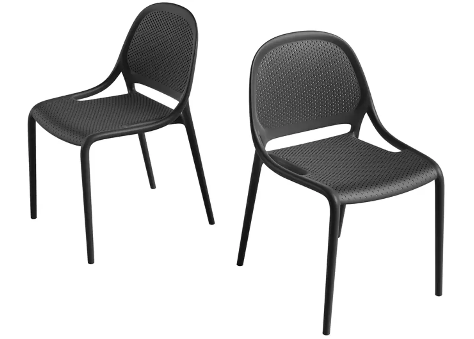 STACKABLE OUTDOOR & INDOOR SHAY CHAIR (Set of 2)