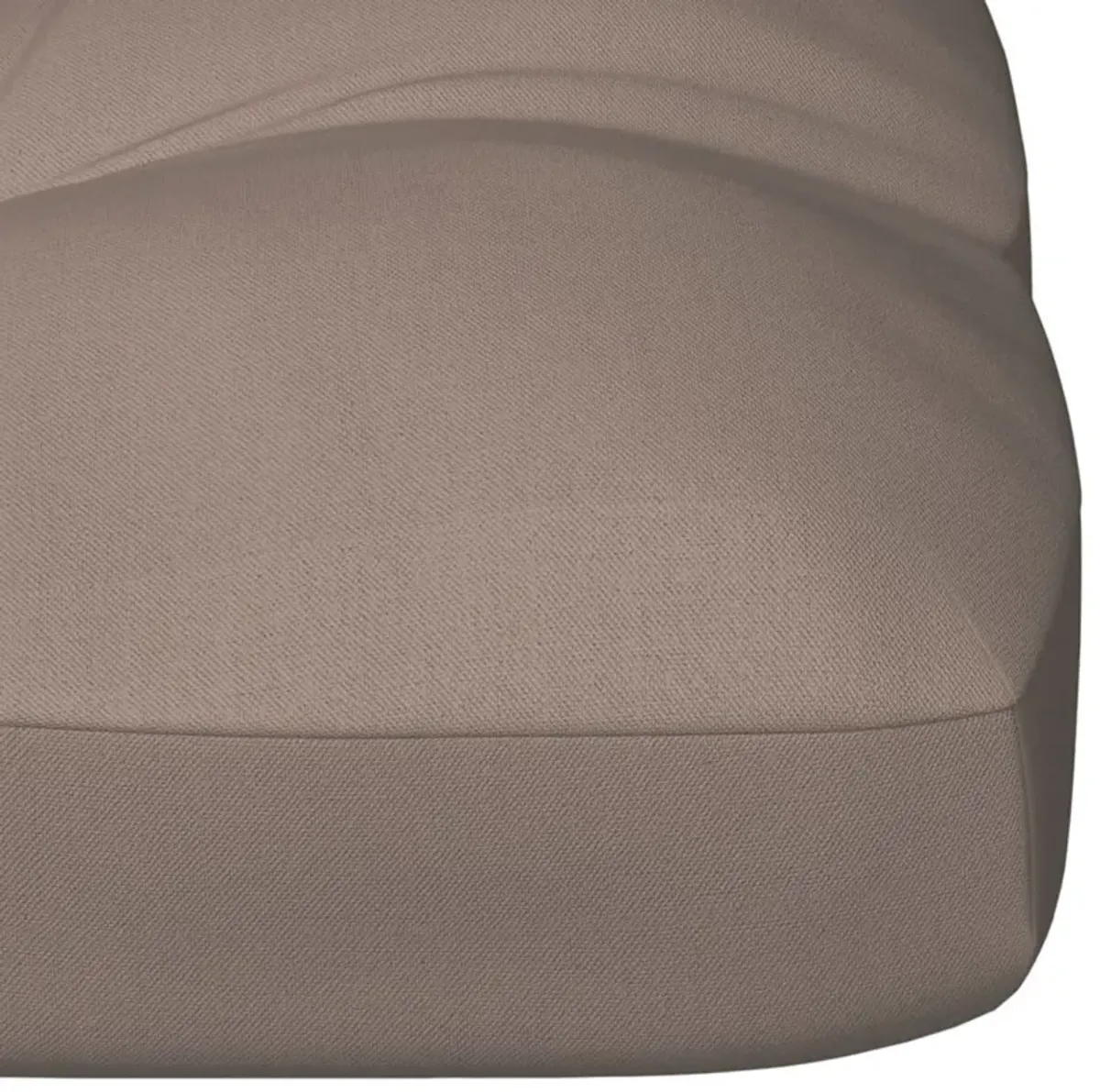 vidaXL Pallet Sofa Cushion Taupe 47.2"x15.7"x4.7"