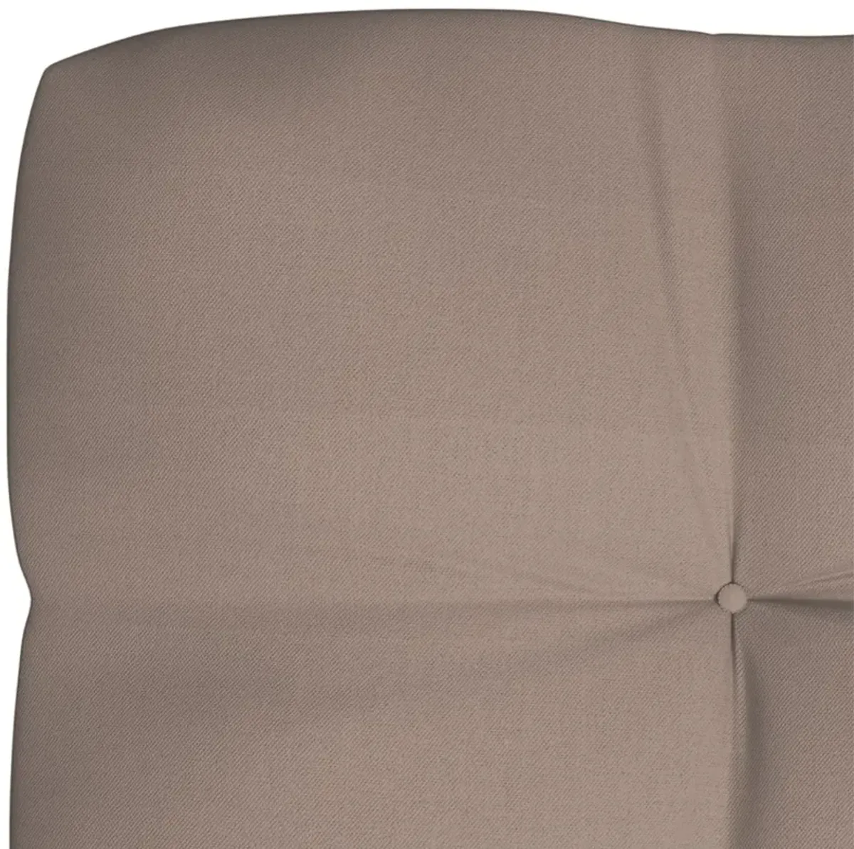 vidaXL Pallet Sofa Cushion Taupe 47.2"x15.7"x4.7"