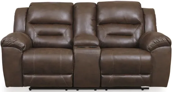 Stoneland Reclining Loveseat W/Console