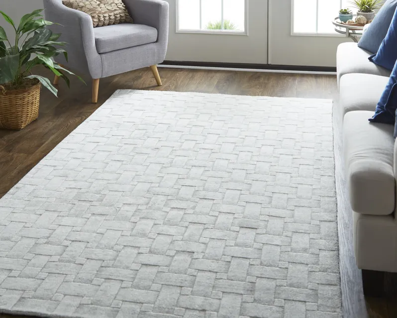 Redford 8669F White/Silver 10' x 14' Rug