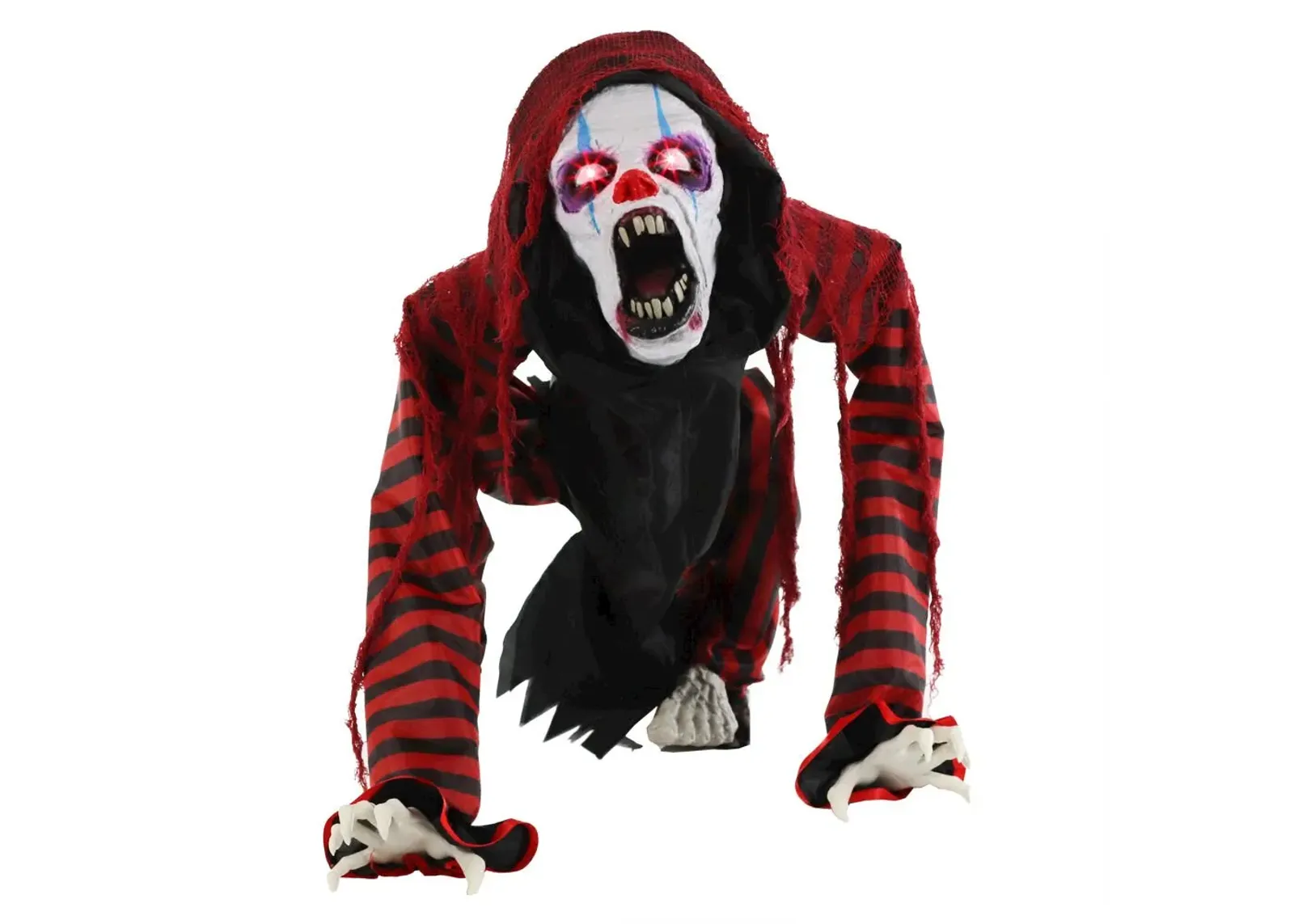 Haunted Hill Farm B/R Animated Crouching Menacing Clown