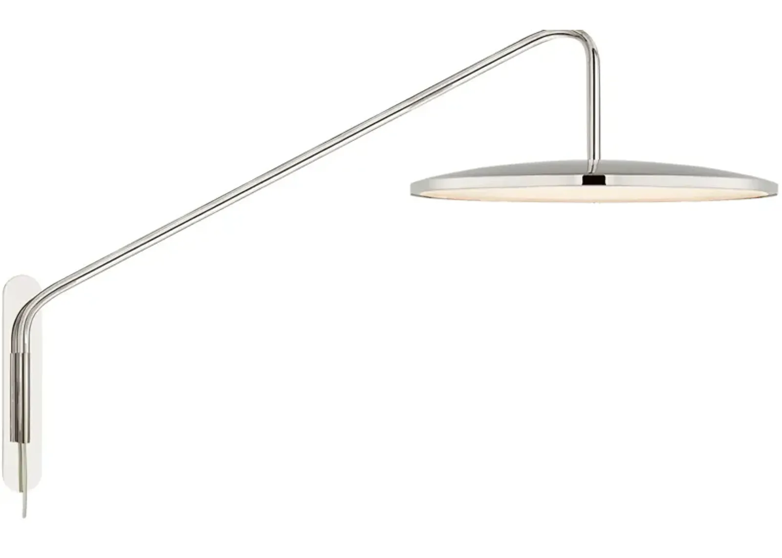 Dot 16" Articulating Wall Light in Polished Nickel