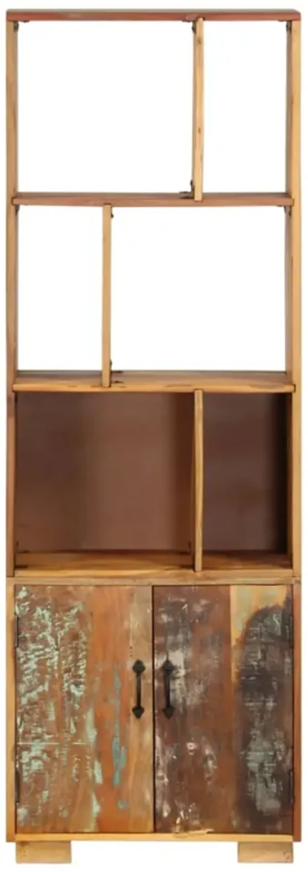 vidaXL Bookshelf 23.6"x13.8"x70.9" Solid Reclaimed Wood
