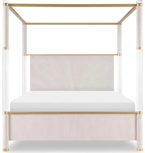 Miramar King Canopy Bed w/Acrylic Post