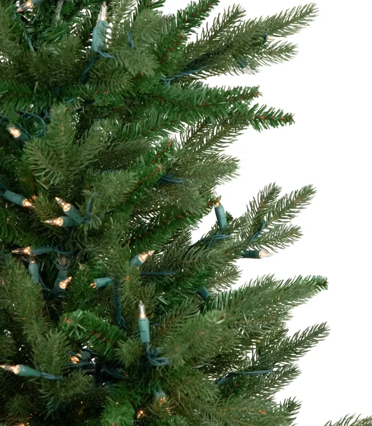 4' Pre-Lit Potted Grande Spruce  Artificial Christmas Tree  Clear Lights