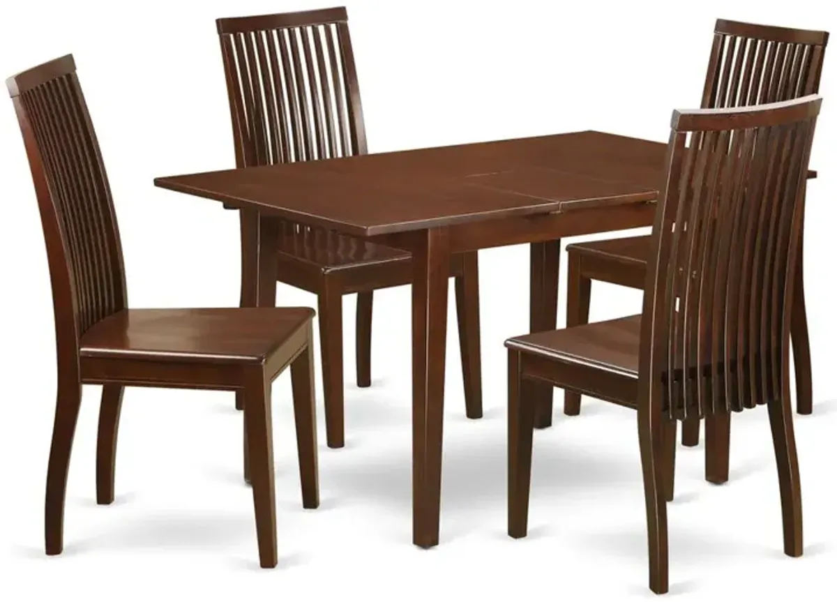 Dining Room Set Mahogany, NOIP5-MAH-W