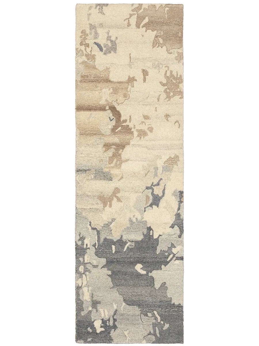 Anastasia 2'6" x 8' Beige Rug