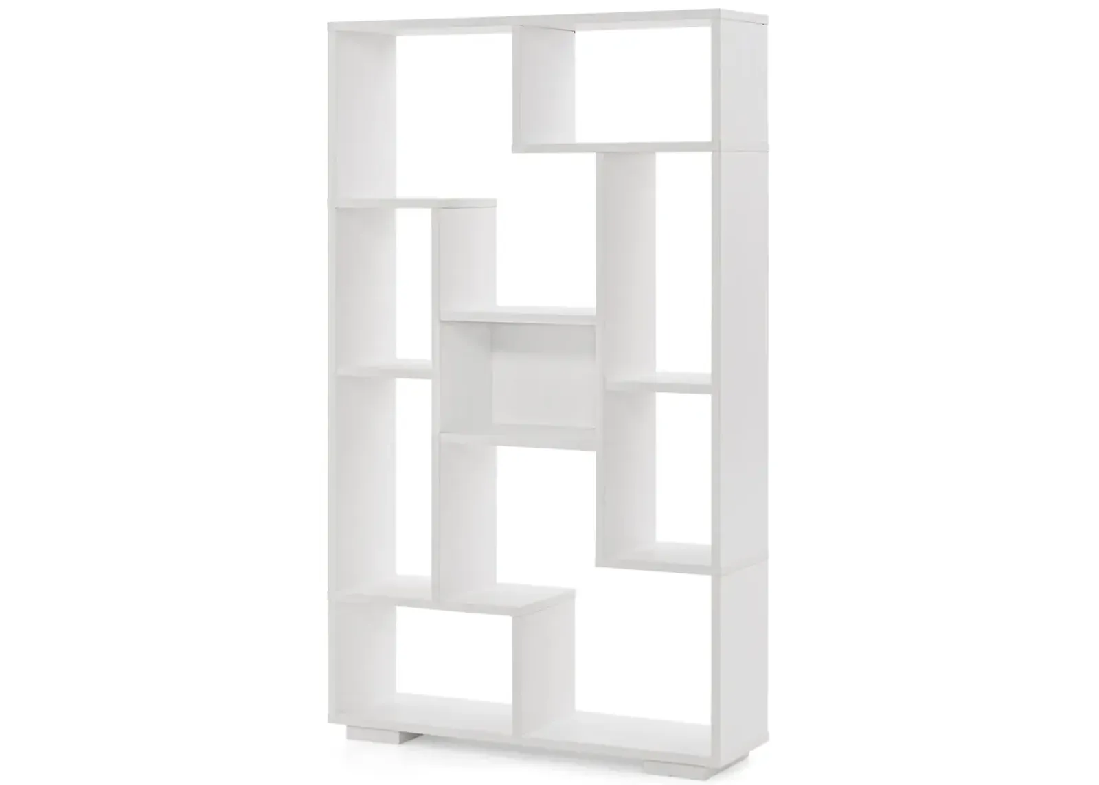 47-Inch Tall Bookshelf for Home Office Living Room-White