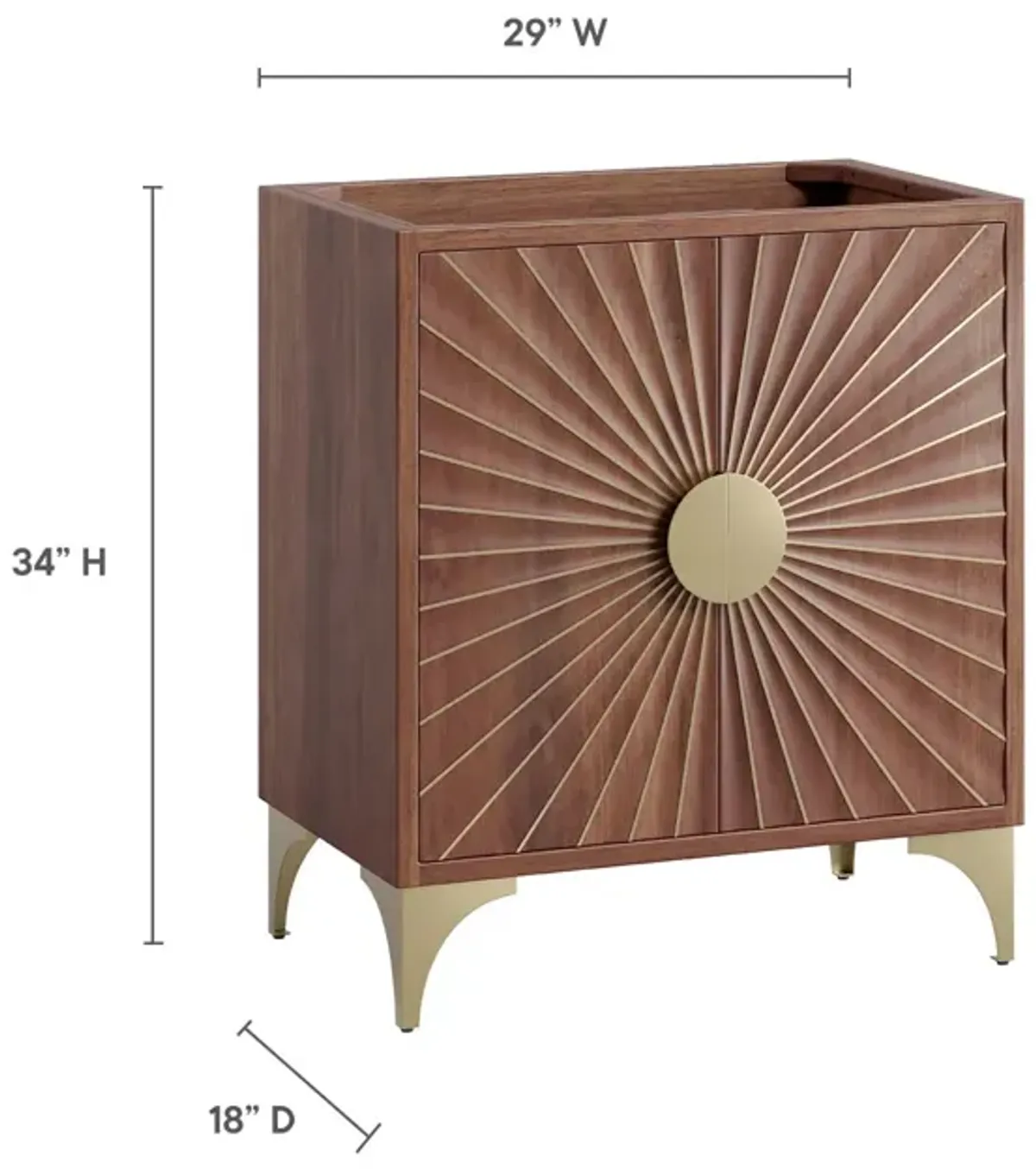 Daylight 30" Bathroom Vanity Cabinet