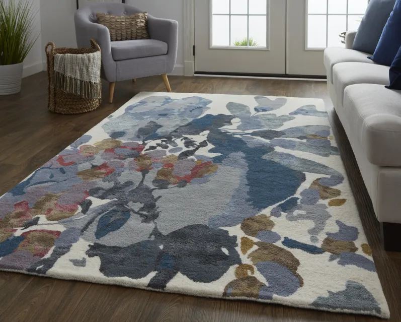 Dafney 8869F Blue/Gray/Pink 8' x 10' Rug