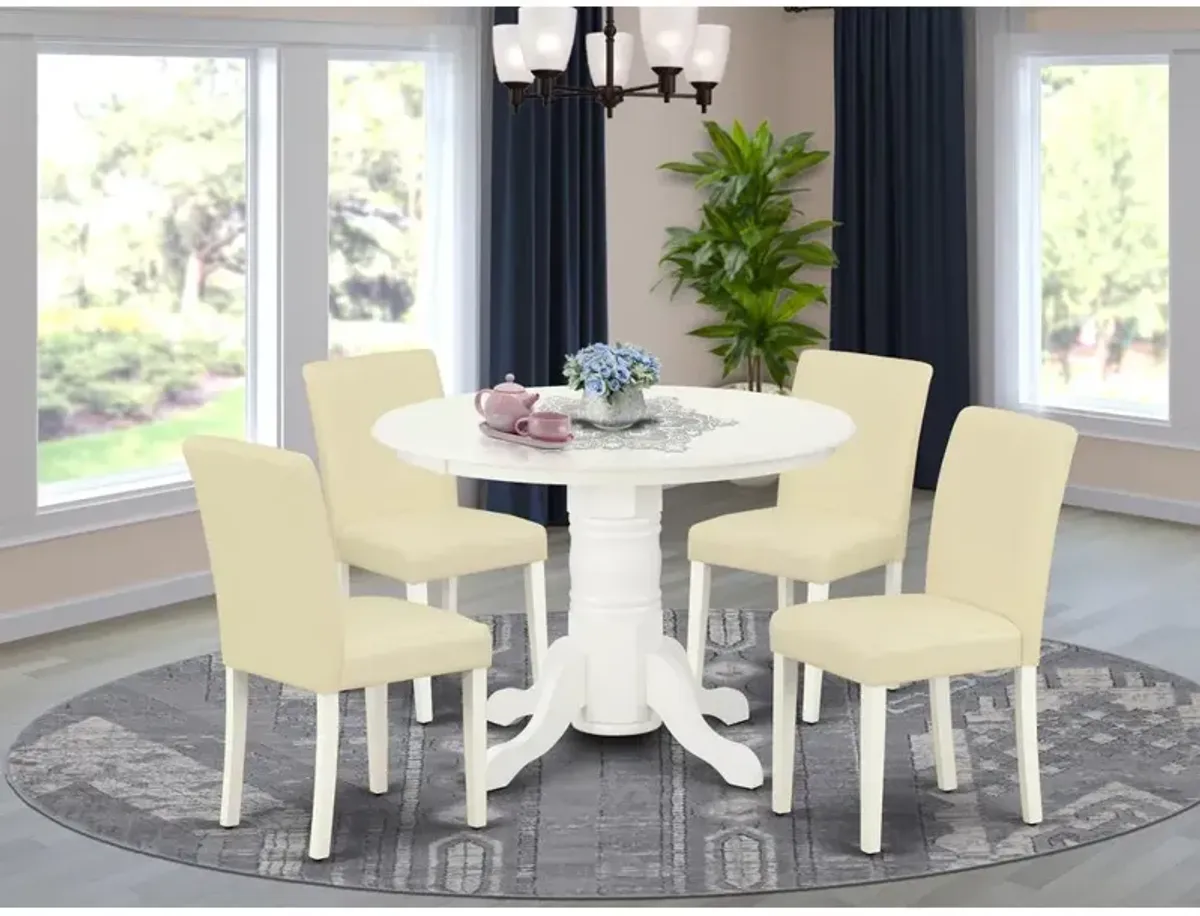 Dining Room Set Linen White