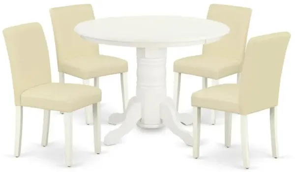 Dining Room Set Linen White