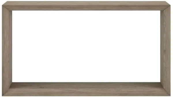 Hudson&Canal Osmond 55 Wide Rectangular Coffee Table in Antiqued Gray Oak