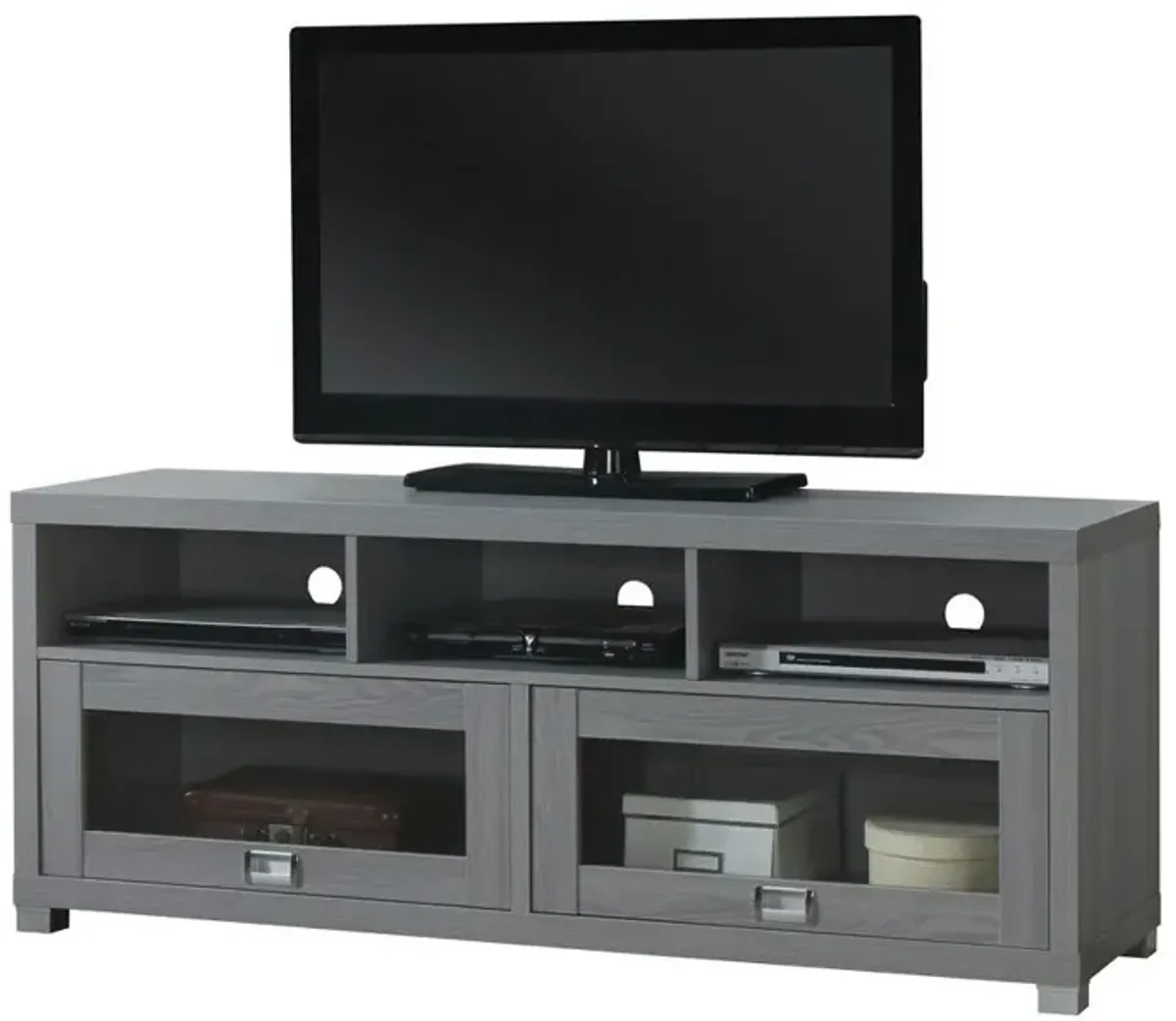 Techni Mobili Durbin TV Stand for TVs up to 60in, Grey