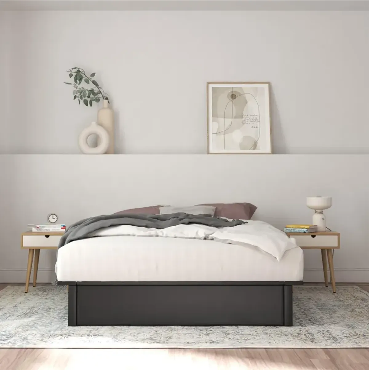 Micah Upholstered Platform Bed