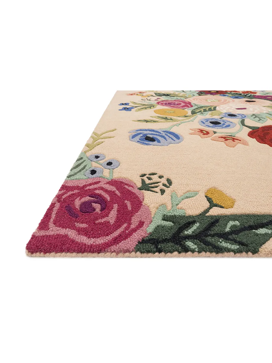 Les Fleurs LES03 Blush/Multi 3'6" x 5'6" Rug