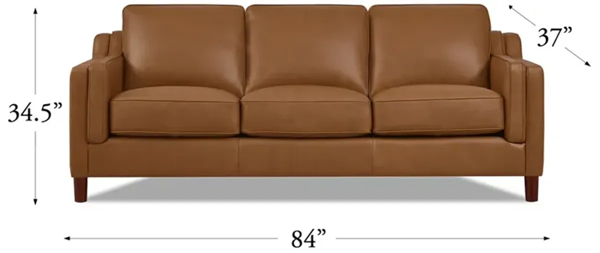 Bella Top Grain Leather Sofa