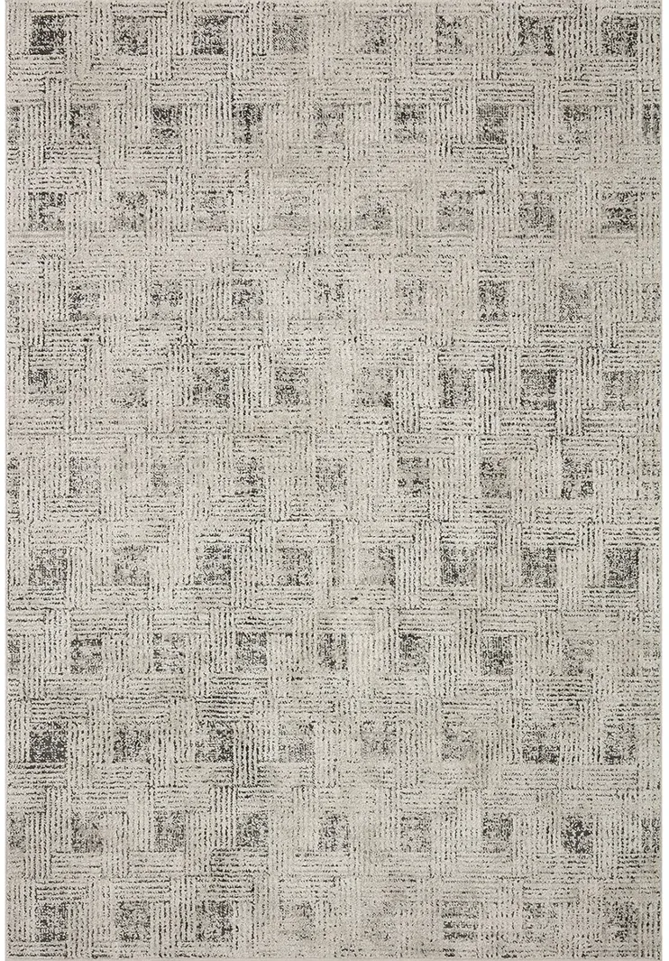 Kamala KAM01 Grey/Graphite 4' x 6' Rug