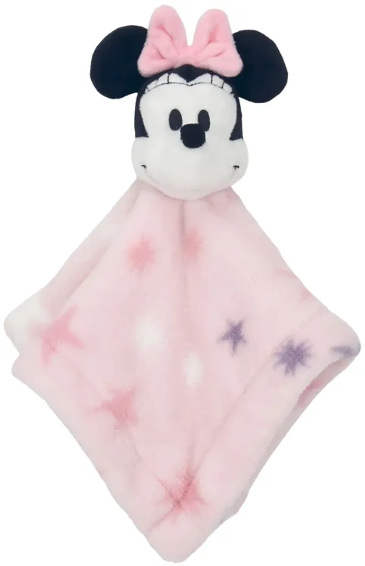 Lambs & Ivy Disney Baby Minnie Mouse Stars Pink Lovey/Security Blanket