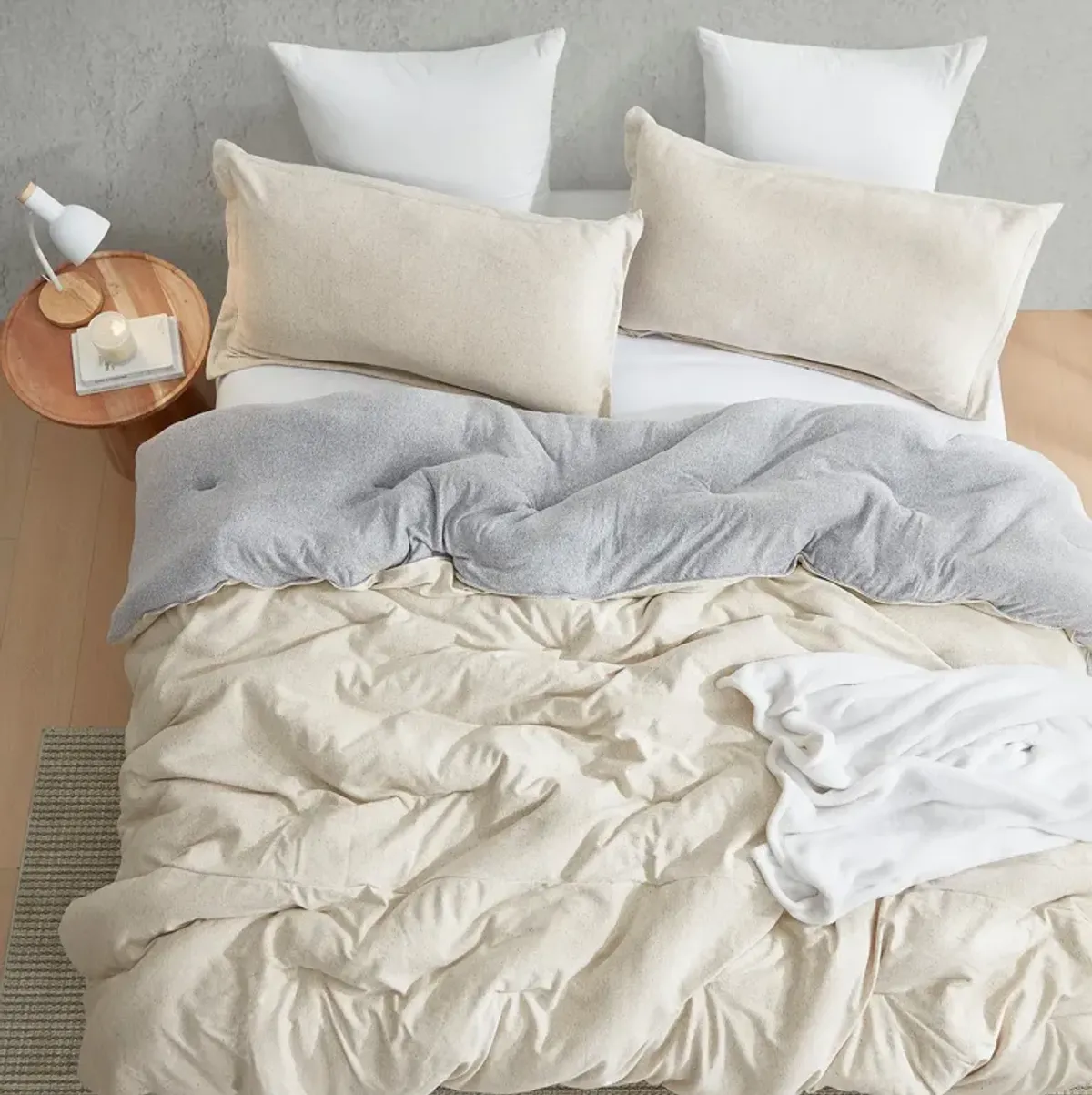 Hoodie Sleep - Coma Inducer� Oversized Comforter Set - Creamy Taupe