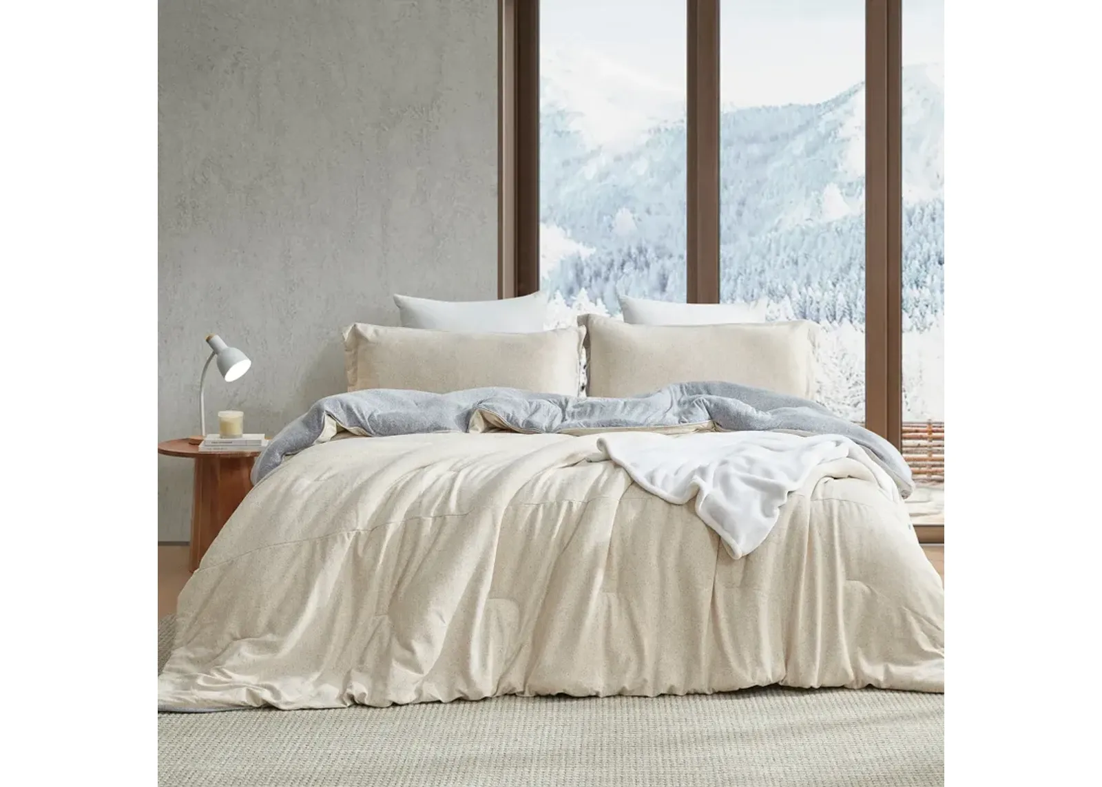 Hoodie Sleep - Coma Inducer� Oversized Comforter Set - Creamy Taupe