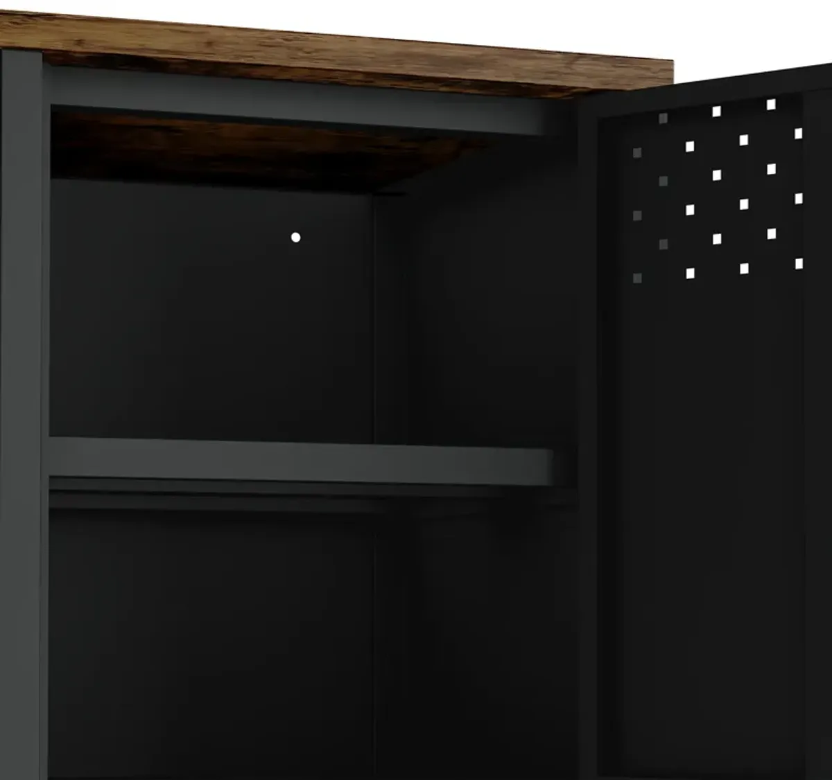 Landen Black TV Stand