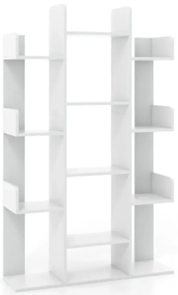 Hivvago Tree-Shaped Bookshelf with 13 Compartments