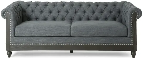 Merax Modern Solid Wood Frame 3-Seat Sofa Couch