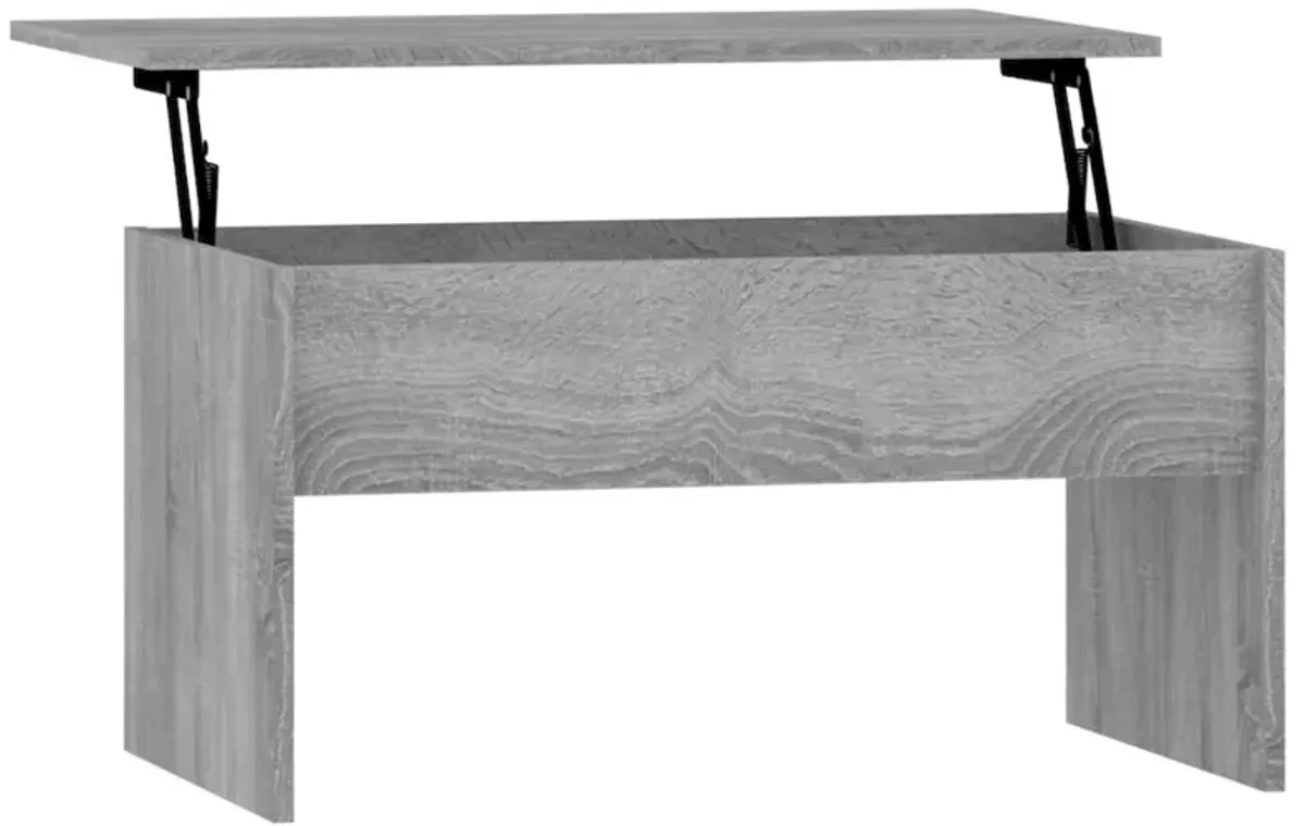 Coffee Table Gray Sonoma 31.5"x19.9"x16.3" Engineered Wood