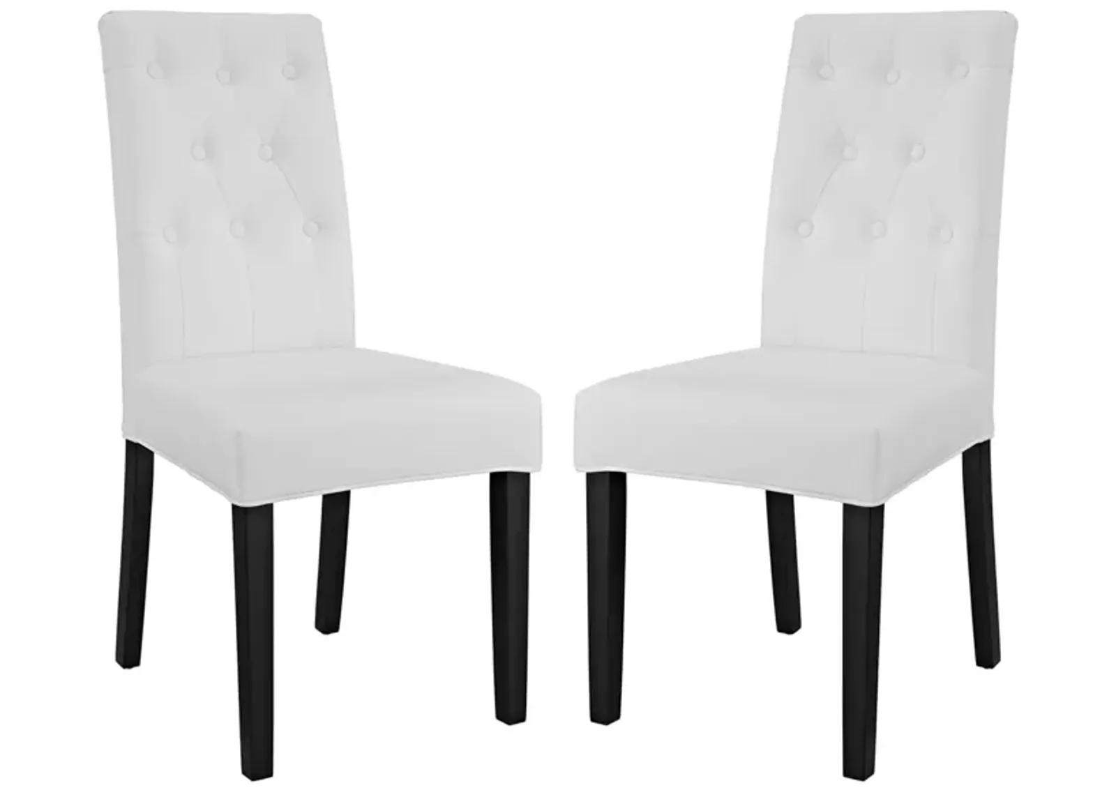 Confer Dining Side Chair Vinyl Set of 2