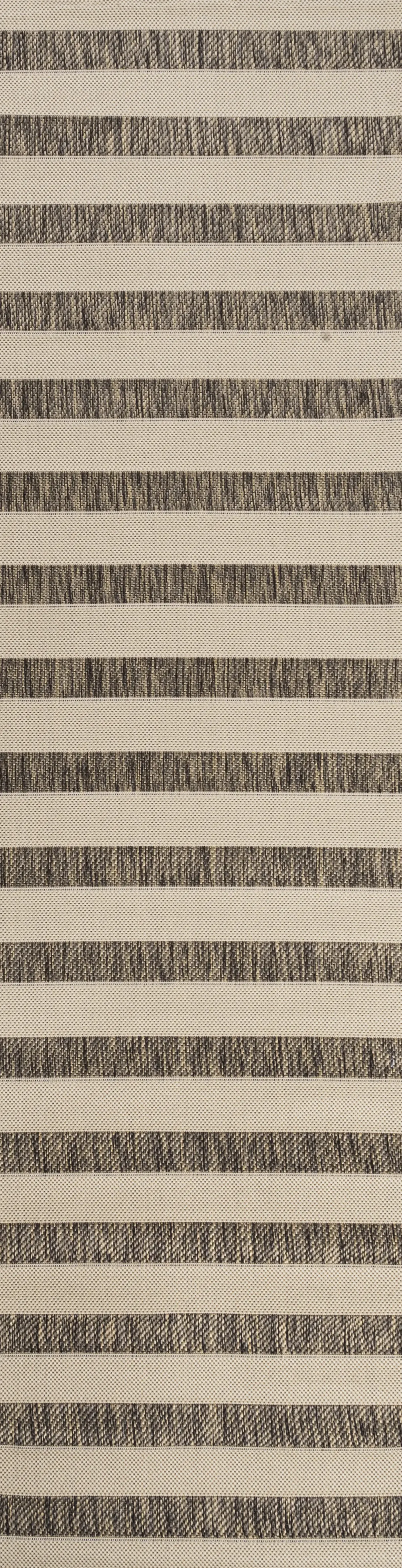 Aveiro Wide Stripe Beige/Brown. Indoor/Outdoor