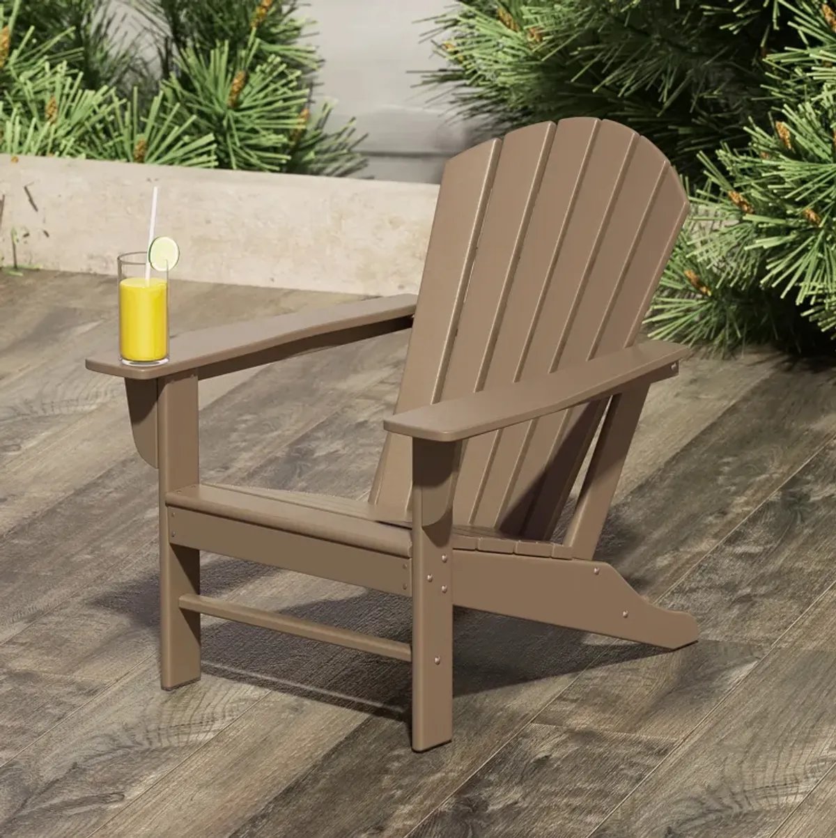 WestinTrends Outdoor Patio Adirondack Chair