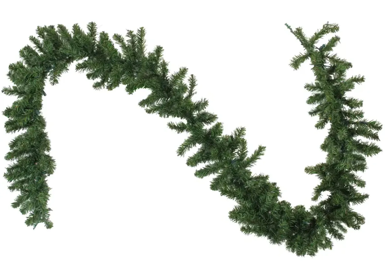 9' x 10" Pre-Lit LED Canadian Pine Artificial Christmas Garland - Clear Lights