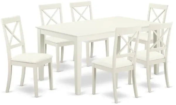 Dining Room Set Linen White