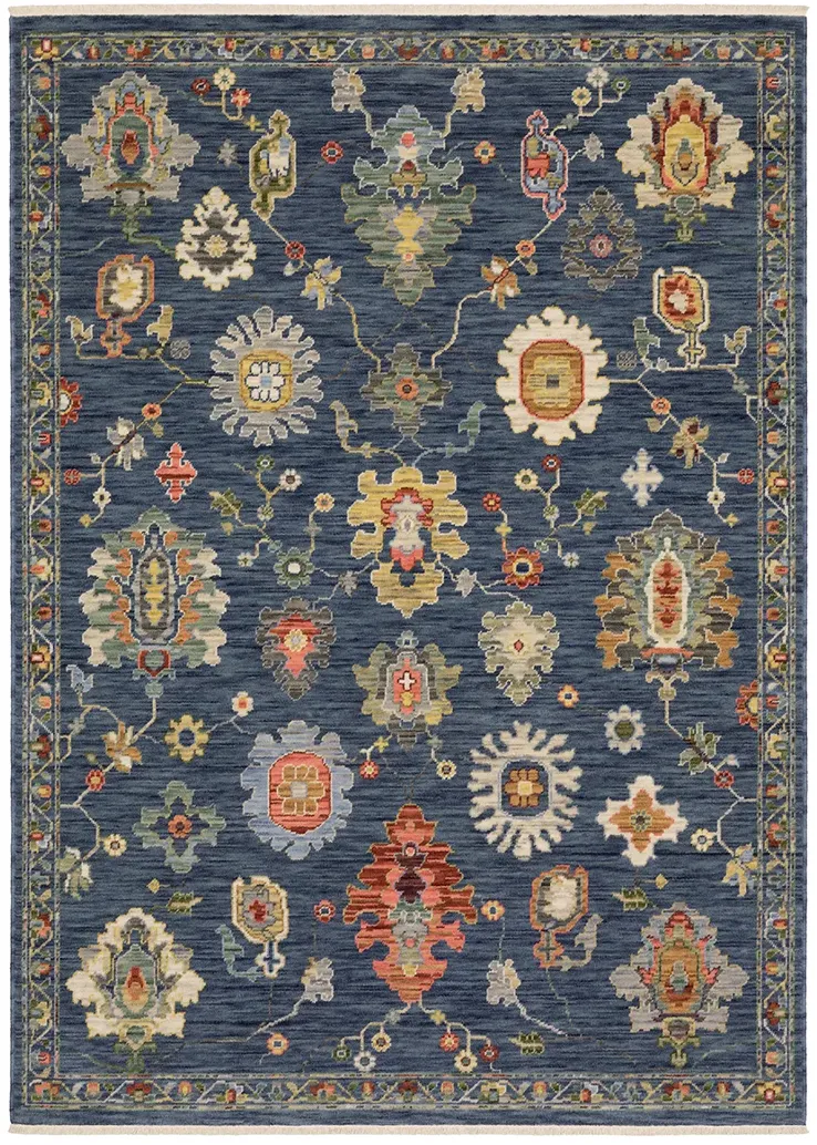 Lucca 7'10" x 10'10" Blue Rug