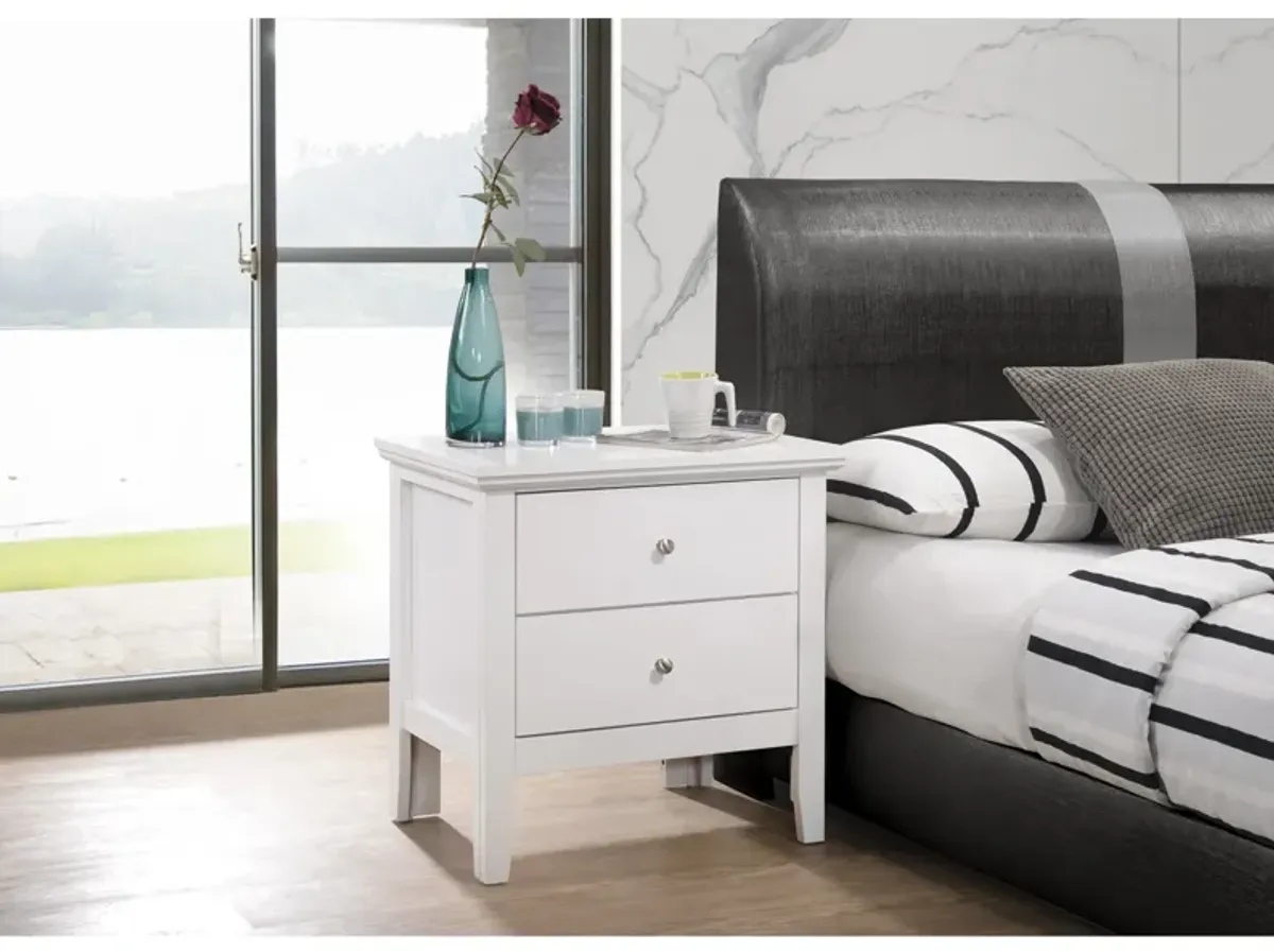 Primo 2-Drawer Nightstand (24 in. H x 15.5 in. W x 19 in. D)