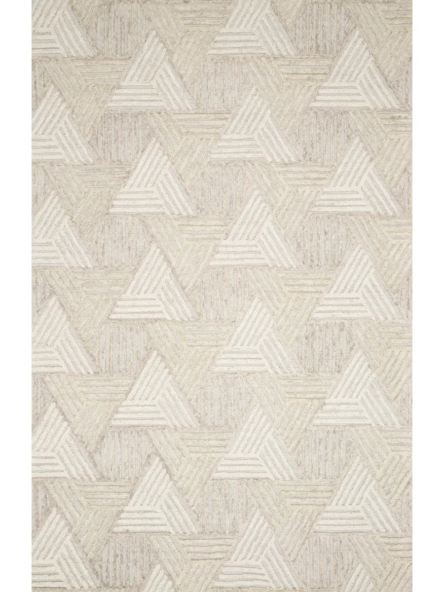 Ehren Oatmeal/Ivory 9'3" x 13' Rug