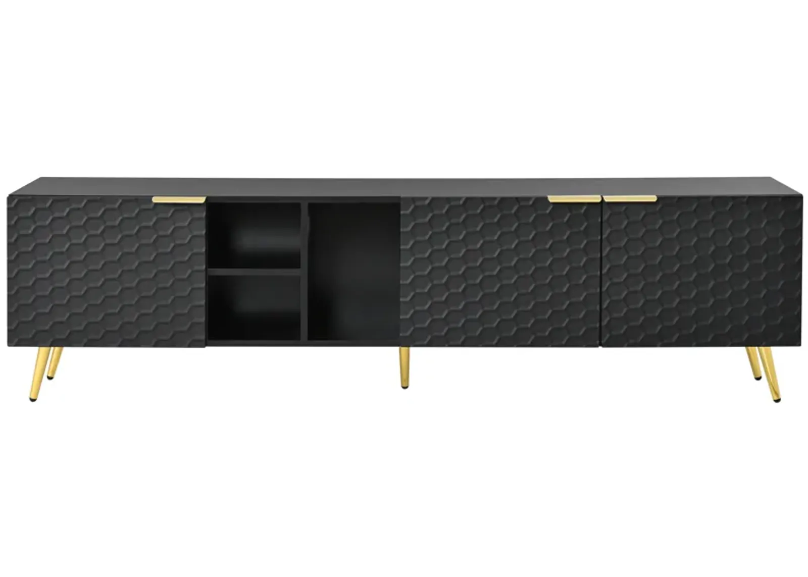 Merax Modern Geometric TV Cabinet TV Stand