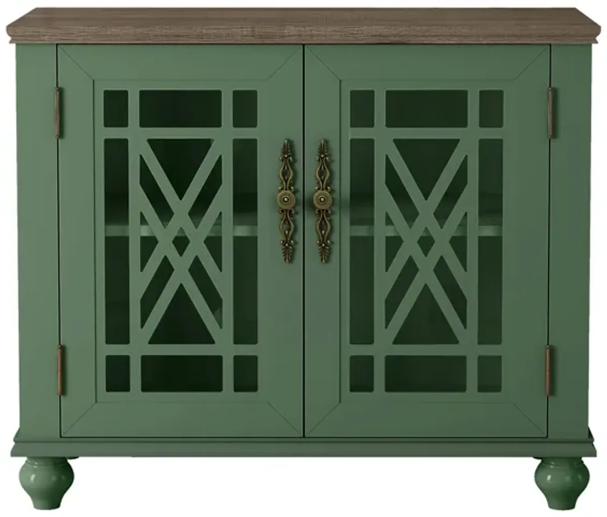 FESTIVO 38" Antique-Inspired Kitchen Buffet Sideboard Cabinet