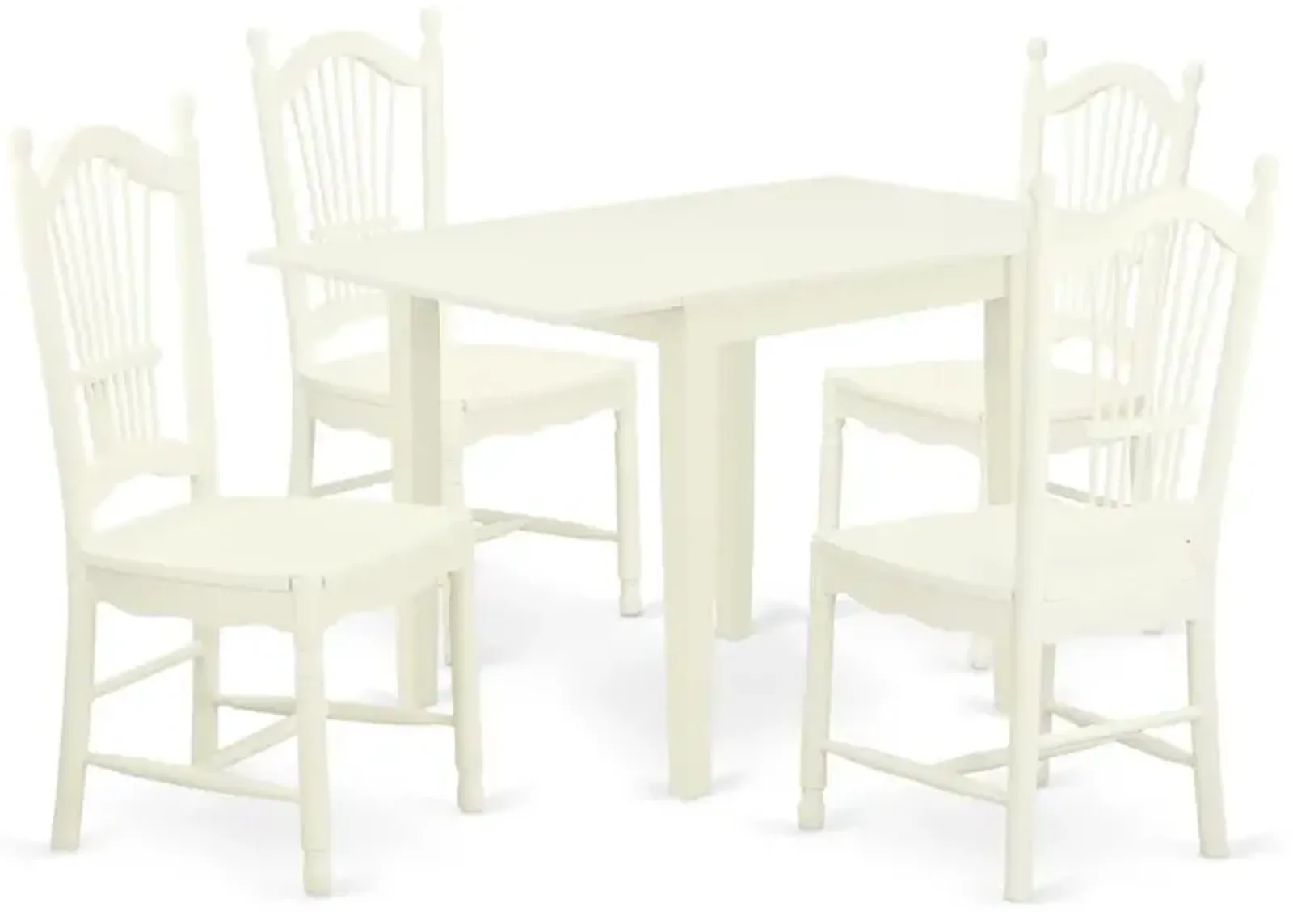 Dining Room Set Linen White