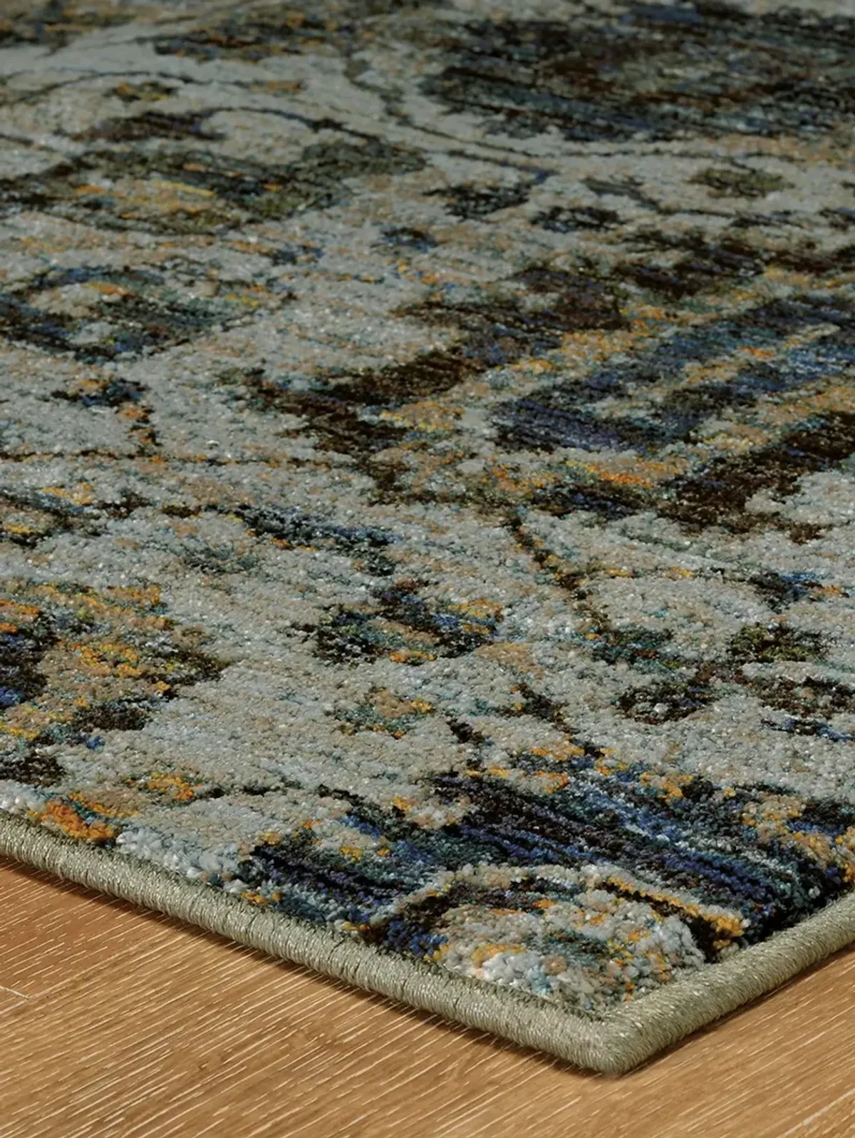 Andorra 7'10" Blue Rug