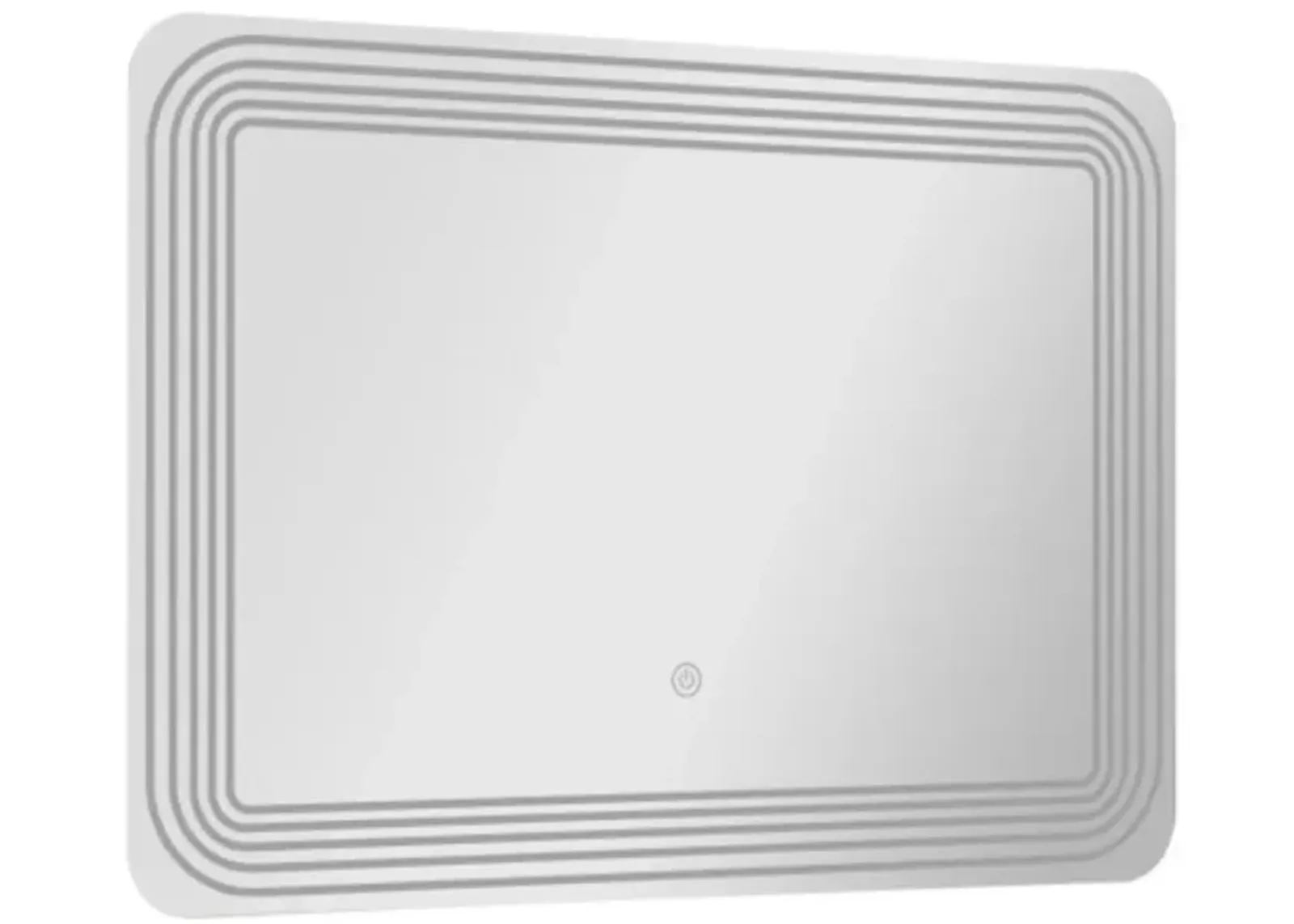 LED Bathroom Vanity Wall-Mount Mirror with Touch Button