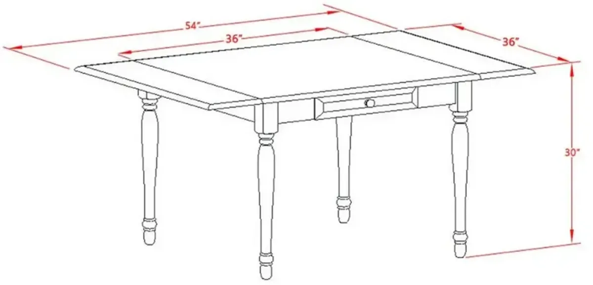 Dining Room Set Buttermilk & Cherry