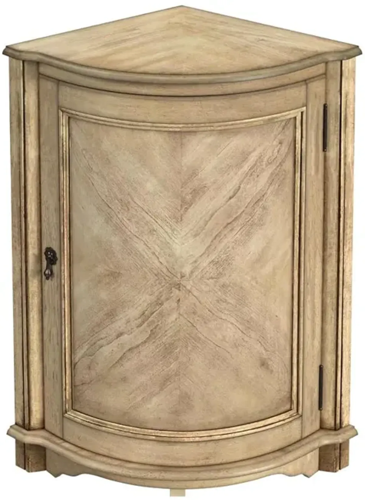 Butler Specialty Durham Corner Cabinet, Beige