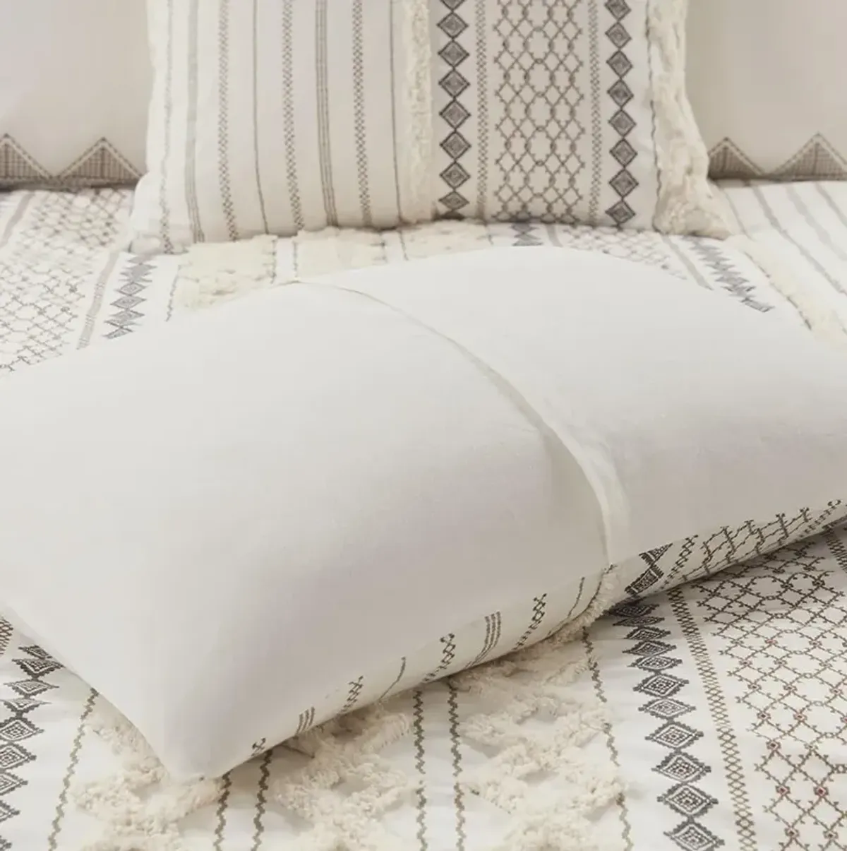 Belen Kox Imani Geometric Print Cotton Duvet Cover Set, Belen Kox