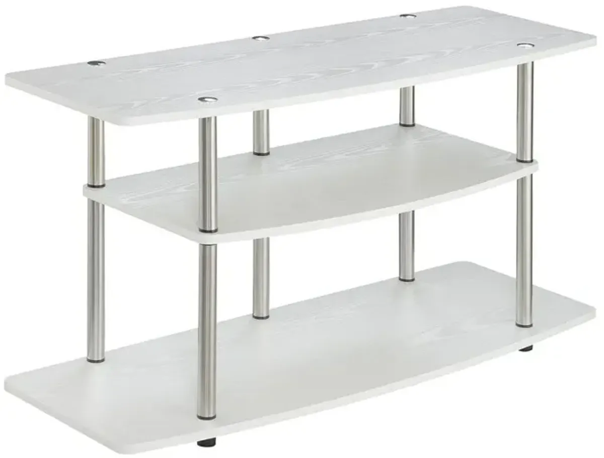 Convience Concept, Inc. No Tools 3 Tier Wide TV Stand for TVs up to 46 Inches