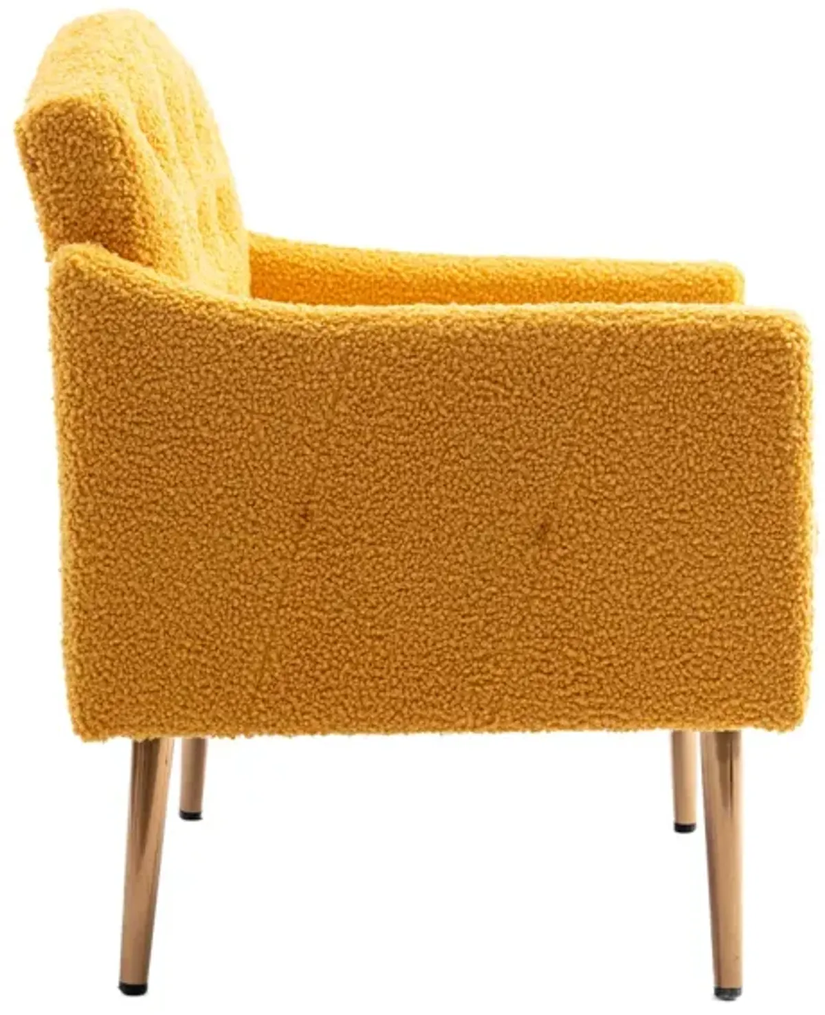 Accent Chair, Leisure Single Sofa With Rose Golden Feet